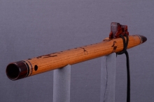 Borneo Ironwood Native American Flute, Minor, Mid F#-4, #I71H (7)